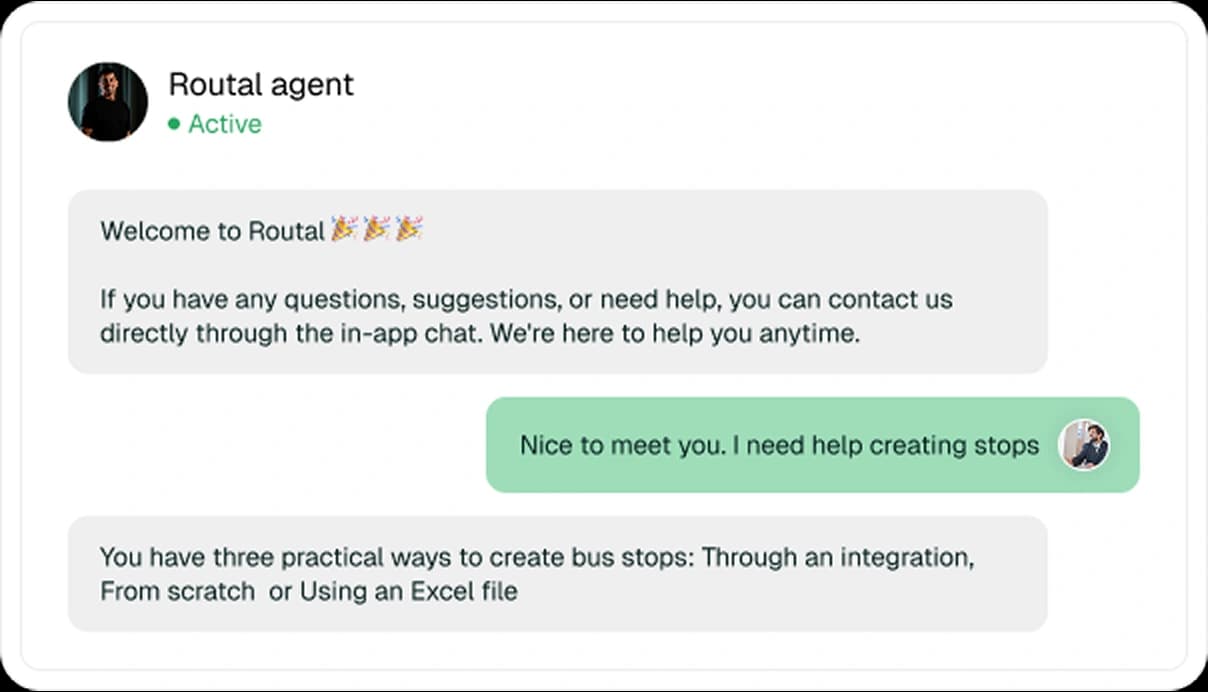 Onboarding checklist with support chat and training modules