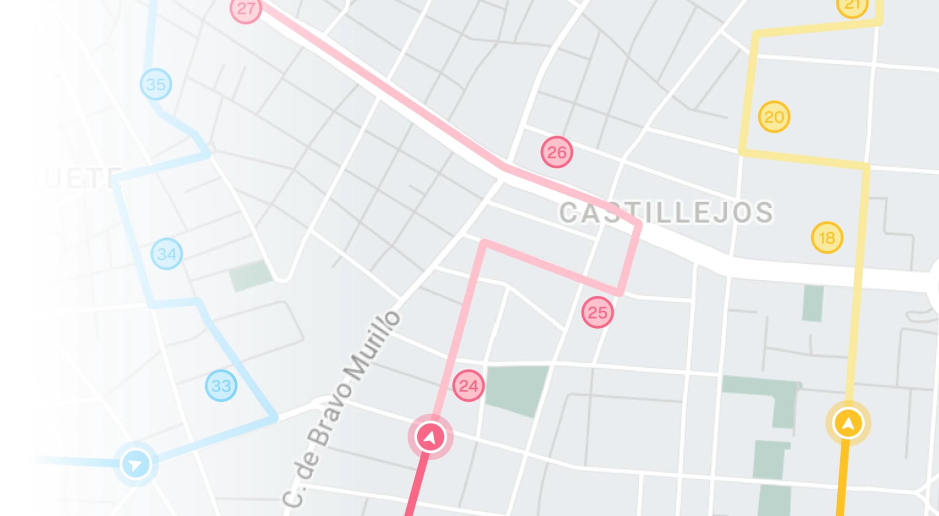 Route planner dashboard with optimized multi-stop routes on a map